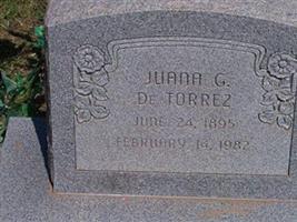 Juana G De Torrez