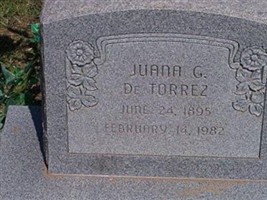 Juana G De Torrez Juana G De Torrez