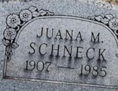 Juana M Schneck