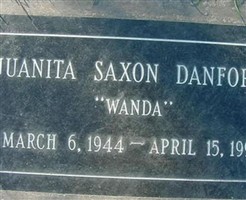 Juanita Saxon "Wanda" Danforth Juanita Saxon "Wanda" Danforth