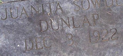 Juanita Sowder Dunlap Juanita Sowder Dunlap