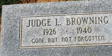 Judge L Browning