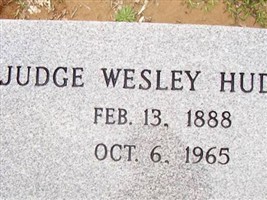 Judge Wesley Hudson Judge Wesley Hudson