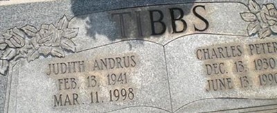 Judith Andrus Tibbs Judith Andrus Tibbs