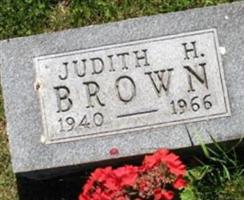 Judith H Brown