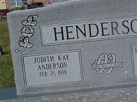 Judith Kay Anderson Henderson Judith Kay Anderson Henderson