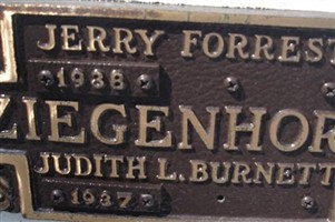 Judith L Burnett Ziegenhorn Judith L Burnett Ziegenhorn