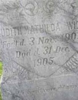 Judith Mathilda Wedar