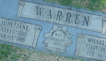Judy Jane Brooks Warren