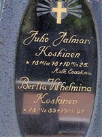 Juho Jalmari Koskinen Juho Jalmari Koskinen