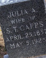 Julia A. Capps Julia A. Capps