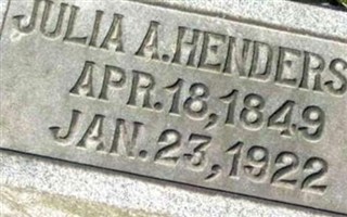 Julia A. Cox Henderson