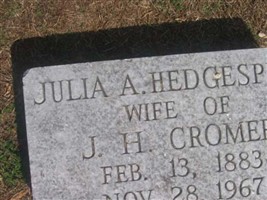 Julia A Hedgespeth Cromer Julia A Hedgespeth Cromer