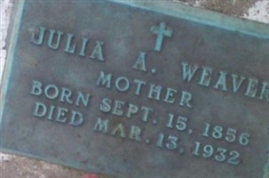 Julia A. Weaver Julia A. Weaver