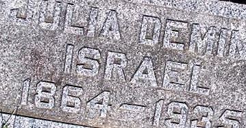 Julia Ann Deming Israel Julia Ann Deming Israel