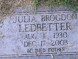 Julia Brogdon Ledbetter