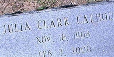 Julia Clark Calhoun Julia Clark Calhoun