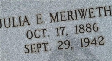Julia E Meriwether