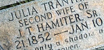Julia E. Trantham Hamiter Julia E. Trantham Hamiter
