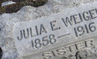 Julia E Weigel Julia E Weigel