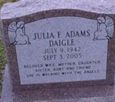 Julia F. Adams Daigle Julia F. Adams Daigle