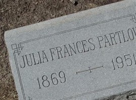 Julia Frances Partlow Julia Frances Partlow