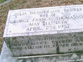 Julia Henderson Brewer Thomasson