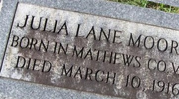 Julia Lane Moore Julia Lane Moore