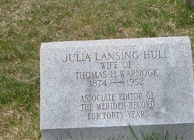 Julia Lansing Hull Warnock Julia Lansing Hull Warnock