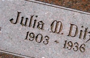 Julia M Locker Ditzel