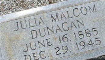 Julia Malcom Dunagan Julia Malcom Dunagan