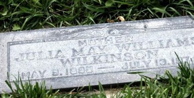 Julia May WILLIAMS Wilkinson