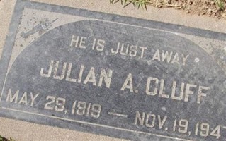 Julian A Cluff Julian A Cluff
