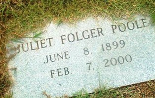 Juliet Folger Poole