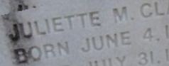 Juliette M Barron Clark Juliette M Barron Clark