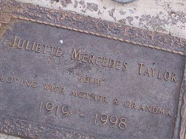 Juliette Mercedes Wier Taylor