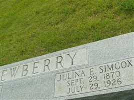 Julina E. Simcox Newberry Julina E. Simcox Newberry
