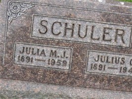 Julius C Schuler Julius C Schuler