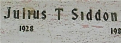 Julius T Siddon