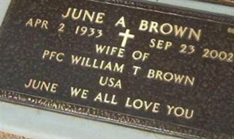 June A Brown June A Brown