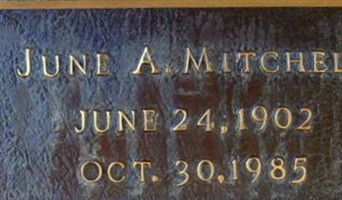 June A. Mitchell June A. Mitchell
