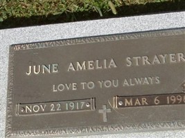 June Amelia Strayer June Amelia Strayer