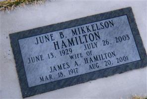 June B. Mikkelson Hamilton