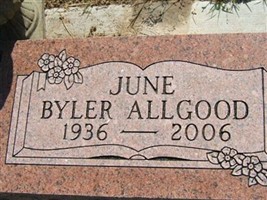 June Elizabeth Byler Allgood June Elizabeth Byler Allgood