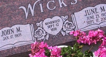 June Mable Wicks