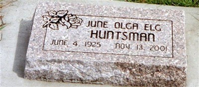 June Olga Olg Huntsman