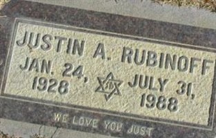 Justin A. Rubinoff Justin A. Rubinoff