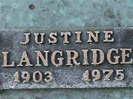 Justine Langridge