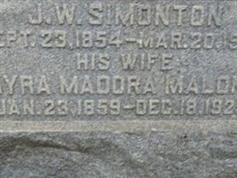 J. W. Simonton J. W. Simonton