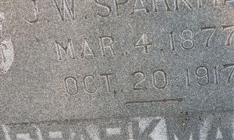 J. W. Sparkman J. W. Sparkman